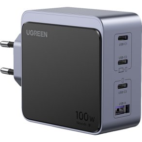 UGREEN Nexode S 100W 4-Port GaN Fast Charger EU gray