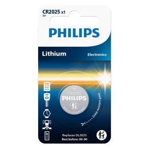 Philips Lithium 3.0V Knopfzelle CR2025