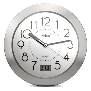 Mebus 41964 Quarz Badezimmeruhr