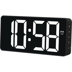 Hama Digital Alarm Clock Bali wt temperature, night mode   185896