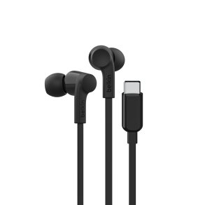 Belkin Rockstar USB-C Wired Earbuds, black G3H0002hqBKV2
