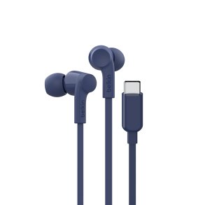 Belkin Rockstar InEar Headphones cabel, USB-C, blue G3H0002hqBLV2