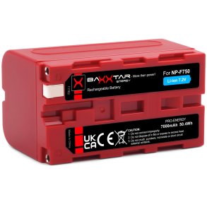 Baxxtar Battery NP-F750 7000mAh