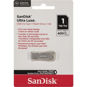 SanDisk Cruzer Ultra Luxe    1TB USB 3.1 150MB/s  SDCZ74-1T00-G46