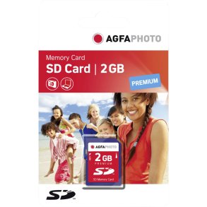 AgfaPhoto SD Card 2GB 133x Premium