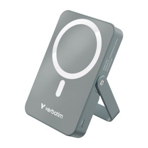 Verbatim Power Bank mit Standfuß mag.wireless 10000mA grau  32268