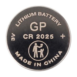 1x500 GP CR2025 Lithium 3V Knopfzelle BULK Schrumpfpack