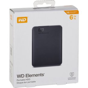 Western Digital WD Elements Portable USB 3.0             6TB