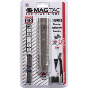 Maglite Mag-Tac plain bezel Taschenlampe grau
