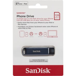 SanDisk Phone Drive  2in1  128GB USB C USB A   SDIXD0N-128G-GN6NE