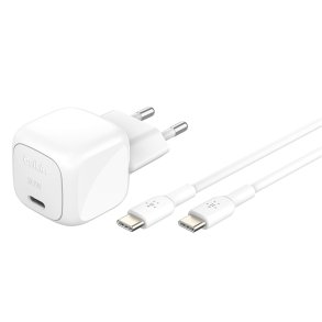 Belkin BOOST Charge USB-C/USB-C 30WLad.PD,ws+Kab.WCA008kq1MWH-B6