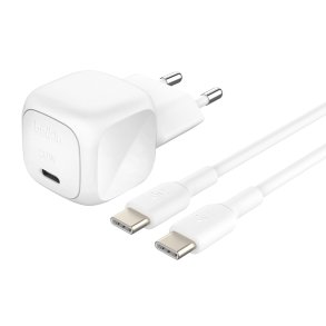 Belkin BOOST Charge USB-C 20W PD PPS 1m USB-C Kab.WCA009KQ1MWH-B6