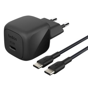Belkin BOOST Charge USB-C 45W PD PPS+USB-C Kab.sw.WCA013kq1MBK-B6