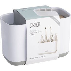 Joseph Joseph EasyStore Large Light Grey Toothbrush Holder