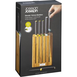 Joseph Joseph Elevate Messer-Set mit Bambusblock