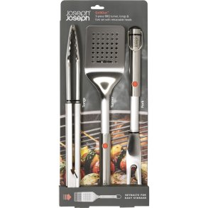 Joseph Joseph GrillOut 3-er Grillbesteck-Set Ausziehbar