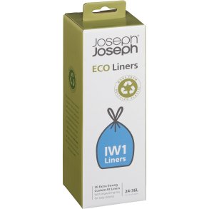 Joseph Joseph IW1 24-36L Grey Recycled Bin Liners