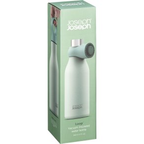 Joseph Joseph Loop 500 ml grün Vakuumisolierte Trinkflasche