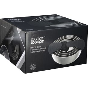 Joseph Joseph Nest 9er-Set Zubereitung aus Stahl