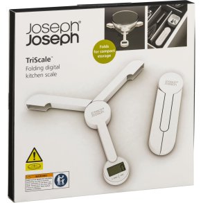 Joseph Joseph TriScale weiß Digitale Küchenwaage