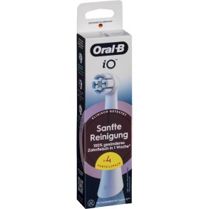 Oral-B iO Aufsteckbürsten Sanfte Reinigung 4er