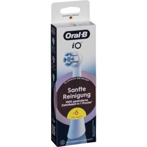 Oral-B iO Aufsteckbürsten Sanfte Reinigung 6er