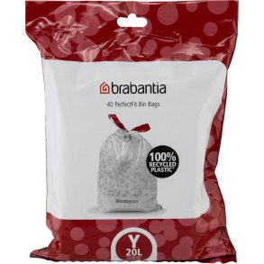 Brabantia PerfectFit Trash Bag NewIcon, Code Y (20 Liter)