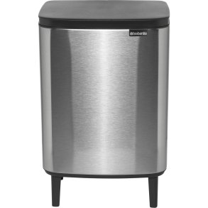 Brabantia BO Mülleimer HI 12 l Matt Steel Fingerprint Proof