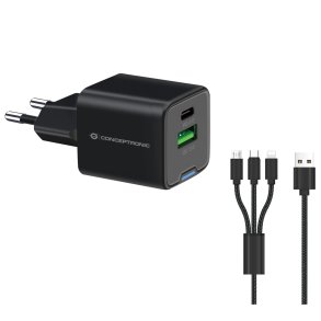 Conceptronic ALTHEA16B 2-Port 33W GaN USB PD Charger