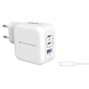 Conceptronic ALTHEA17W 3-Port 67W GaN USB PD Charger
