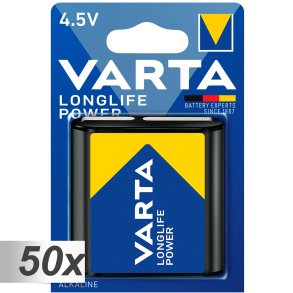 50x1 Varta Longlife Power 3 LR 12 4,5V-Block   VPE Masterkarton