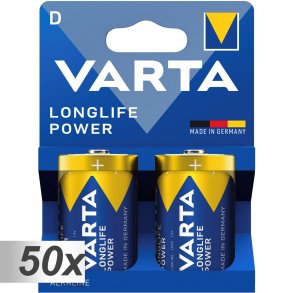 50x2 Varta Longlife Power Mono D LR 20           VPE Masterkarton