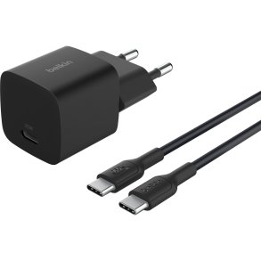 Belkin BOOST Charge 25W USB-C sw Lad.PD/PPS 1m K. WCA012kq1MBK-B6