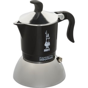 Italiensk Kaffekande Bialetti FIAMMETTA Sort Rustfrit stl 2 Skodelice