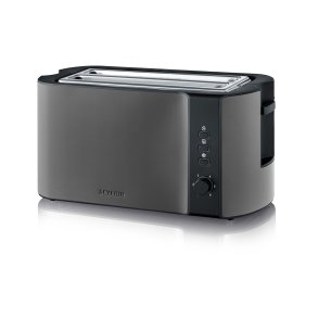 Severin AT 9341  Dark Inox Langschlitztoaster