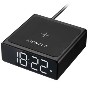 KIENZLE Digital Alarm Clock with wireless charging station
