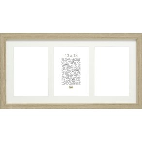 Deknudt S66KB3 Gallery 3x13x18 Wood nature w. Passepartout