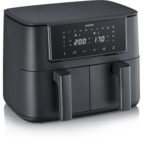 Varmluftsfrituregryde Severin Sort