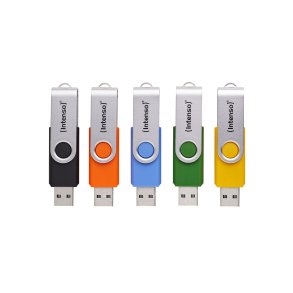 Intenso Office Line         32GB USB Stick 3.2  Multipack x5 bunt