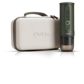 OutIn Nano Espressomaschine Grün Travel Kit