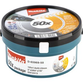 Makita D-65969-50 125x1,0mm INOX Trennscheibe