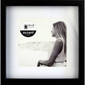 Nielsen Aura black 20x20 Wood incl. Passepartout 1115000