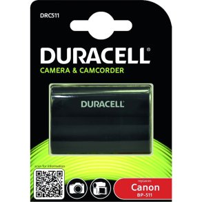 Duracell Li-Ion Akku 1600 mAh for Canon BP-511 BP-512