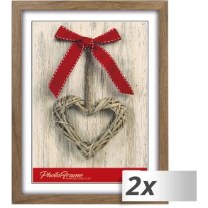 1x2 ZEP Photo Frame brown 15x20 Resin Frame M483B