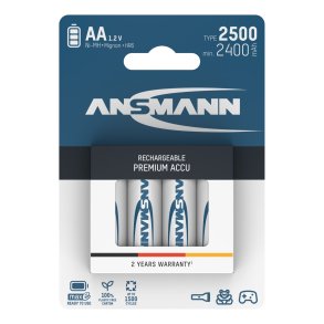 1x4 Ansmann maxE NiMH rech.bat. 2500 Mignon AA 2400 mAh