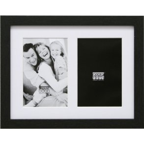 Deknudt S66KA2 Gallery 2x13x18 Wood black w. Passepartout