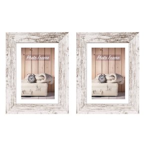 2x1 ZEP Nelson 6           18x24 Wood Frame white/brown    V21186
