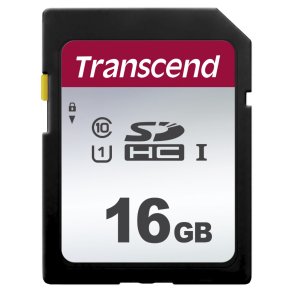 Transcend SDHC 300S         16GB Class 10 UHS-I U1
