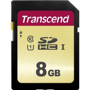 Transcend SDHC 500S          8GB Class 10 UHS-I U1