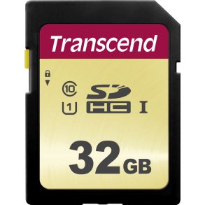 Transcend SDHC 500S         32GB Class 10 UHS-I U1 V30